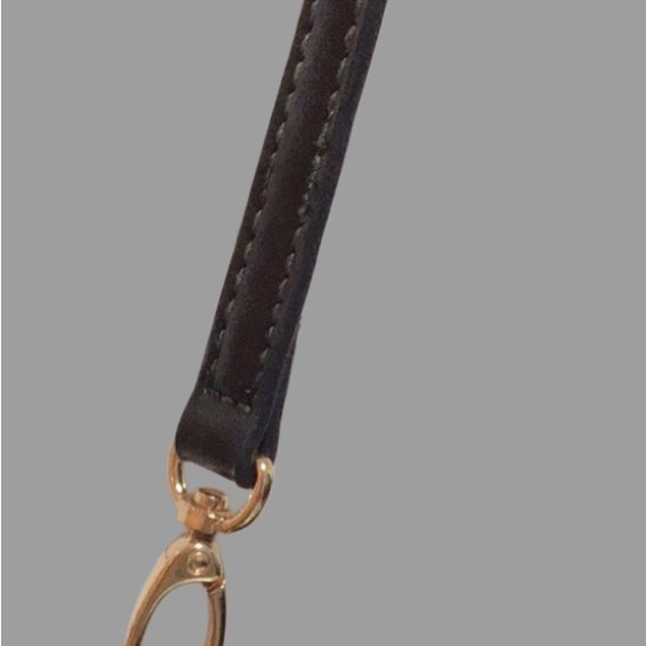 ETIENNE AIGNER Ruched Genuine Leather Crossbody Bag, Black - Picture 6 of 7